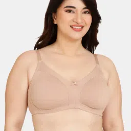Rosaline by Zivame Light Brown Half Coverage Double Layered Everyday Bra-image-87