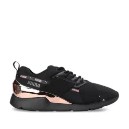 Puma Women's Muse X-2 Metallic V1 Black Running Shoes-image-29