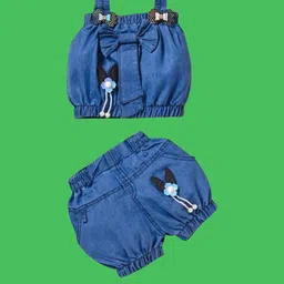 HSS TRENDS Kids-Unisex Blue Cotton Blend Clothing Set-image-48