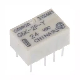 Omron Surface Mount Relay DPDT 5220 Ω DC 24 V, G6K-2P-Y 24DC-48