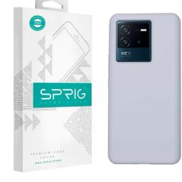 Sprig Liquid Silicone Back Cover for IQOO Neo 6 5G (White)-image-58