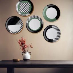 Nestroots Charcoal Dreamscape White & Black Porcelain Decorative Wall Plate-image-20