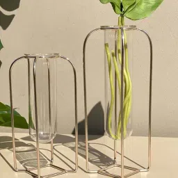 Mason Rose Gold Metal & Glass Morocco Test Tube Holder - Small-image-14