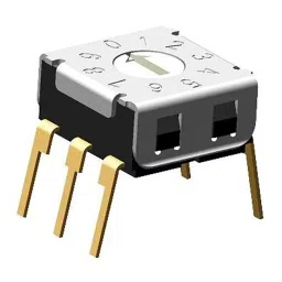 MULTICOMP PRO Rotary Coded Switches SWITCH, ROTARY, 7X7, 16 POS, 3X3, MCR7H3-16RA-V-B-picture-16