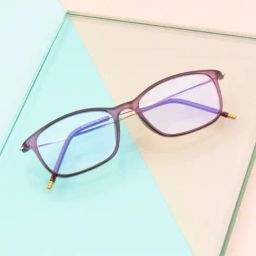 Ted Smith Purple Square Unisex Eye Frames-image-17
