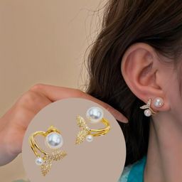 Elegant Gold-Plated Earrings-image-86