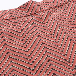 Libas Black & Maroon Cotton Printed Kaftan and Pyjamas Set image 5