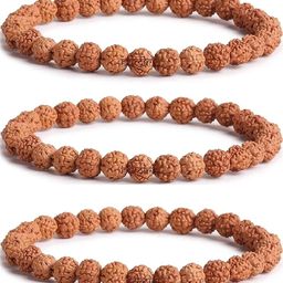 EDMIRIA Unisex Brown Wood Bracelet-image-9