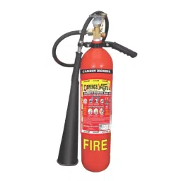 Defence Agni 4.5 Kg Fire Extinguisher CO² Gas Mild Steel Red-image-2