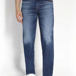 American Eagle Blue Straight Fit Jeans-image-17