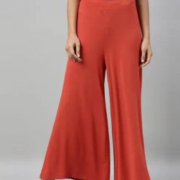 Go Colors! Rust Solid Palazzo-image-17