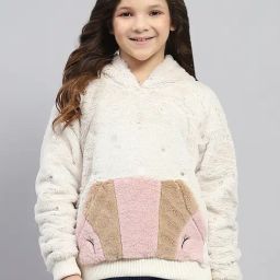 Monte Carlo Girls Cream Polyester Self Sweatshirt-image-41