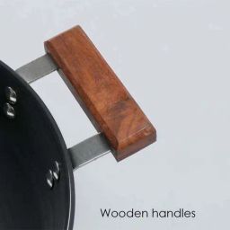 Wonderchef Ebony Hard Anodized Deep Kadhai with Lid image 5
