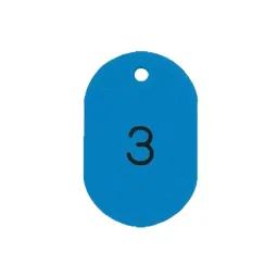 AS ONE Number Tag Large 41×60mm Numbered 80×115×175mm Styrene&PMMA Acrylic The Sky, 8-6657-18(50pcs)-20