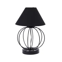 Tucasa NTU-259 B-22 Table Lamp with Metal Base (Black)-12