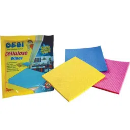 Gebi Blue, Yellow & Pink Plastic Square Cellulose Wipe 3 pcs 725-image-64