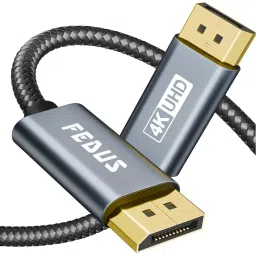 FEDUS 4K Display Port Cable for Laptop, PC, Gaming Monitor, Graphics Card 3 m-28