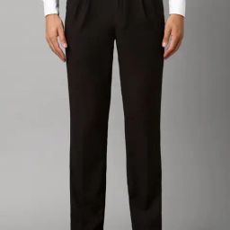 Louis Philippe Brown Regular Fit Trousers-picture-18