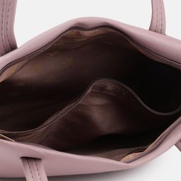 Baggit Mauve Textured Structured Shoulder Bag image 5