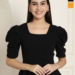 Tromko Women Pack Of 2 Puff Sleeve Top-picture-12