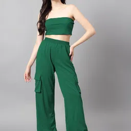 Stylecast X Kotty Off-Shoulder Sleeve Top With Trouser Co-Ords-picture-2