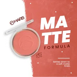 MARS Flush of Love Highly Pigmented Matte Face Blusher - Shade 01 image 4