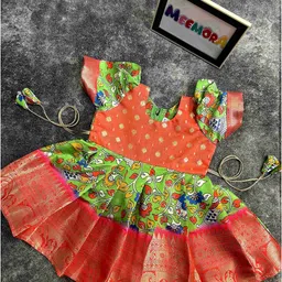 Meemora Puff Sleeve Fit & Flare Dress-image-40