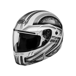Studds N4 White Medium (570 mm) Flip Up-Full Face Helmet, Ninja 3G D1 Decor-image-62