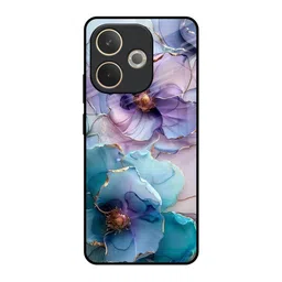 QRIOH Unisex Oppo A5 Pro 5G Enchanted Floral Impact Resistant Glass Back Case-picture-27