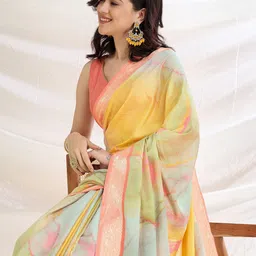 TASRIKA Pure Crepe Saree-image-6