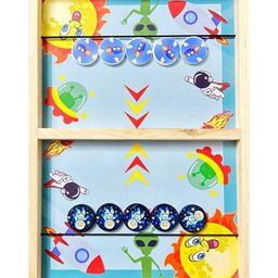NIYAMAT 2 in 1 Fastest Finger First Board Games Wooden String Hockey Game Sling Puck Board Hockey Toy Perfect for Family Entertainment, Christmas Gift (Latest 2024) Multicolor-26