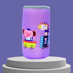 The Cheeky Kidzz Soft Reusable Baby Feeding Bottle Cover Sleeve for 120ml To 240ml Feeding Slim Neck Milk/Water Bottles (PURPLE)-20
