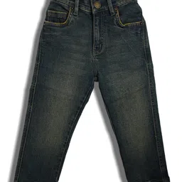 Sportking Cotton Denim Mild Washed Jeans - Dark Olive-picture-36
