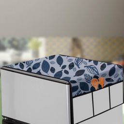 The Furnishing Tree Grey Printed Fridge Top Cover Appliance Cover-image-102