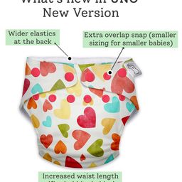 SuperBottoms Cloth Diapers for babies - Starter Pack with 2 Freesize UNO - New Version Reusable Cloth diapers for babies from 3M to 3Y with 3 reusable diaper liners, 2 inserts and 2 booster image 2