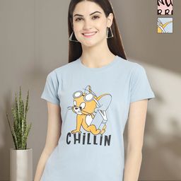 Tromko Women Typography 3 Printed Applique T-shirt-image-96