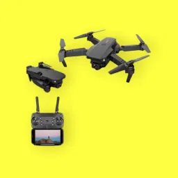 E99 Foldable Pro Drone for Kids | Obstacle Avoidance rone 2 Batteries_7 Drone-87