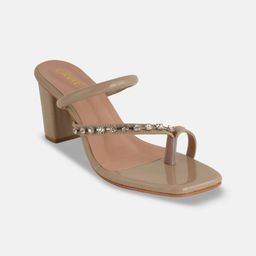 Lavie Women Embellished Square Toe Ethnic - Embellished Sandals-21