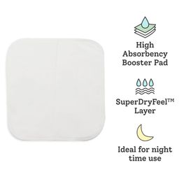 SuperBottoms Cloth Diapers for babies - Starter Pack with 2 Freesize UNO - New Version Reusable Cloth diapers for babies from 3M to 3Y with 3 reusable diaper liners, 2 inserts and 2 booster image 5