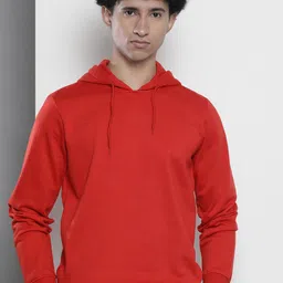 The Indian Garage Co Men Red Hooded Sweatshirt-picture-32