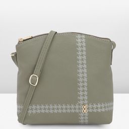 Baggit Abstract Printed Structured Sling Bag-image-2