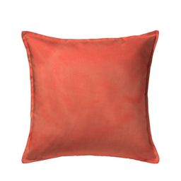 HOUZZCODE Grey & Orange Set of 2 Deviyan Motifs Square Cushion Covers image 3