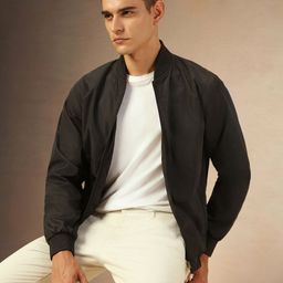 Dennis Lingo Men Bomber with Patchwork Jacket-10