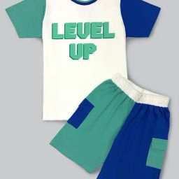 Nite Flite Kids Multi Cotton Printed Top and Shorts-image-8