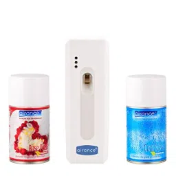 Airance Automatic A5 Perfume Dispenser With 250 ml Each  Rose Petals & Cool Splash Fragrance Refill (Pack of 3)-image-13