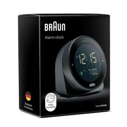 Braun Black Classic Analog Alarm Clock With Snooze And Continuous Backlight image 5