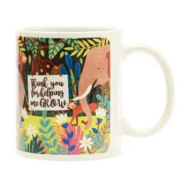 Chumbak Jungle Tales Multicolor Ceramic Coffee Mug (300 ml) - Set of 1-image-36