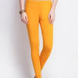 Dollar Missy Mustard Cotton Leggings-picture-15