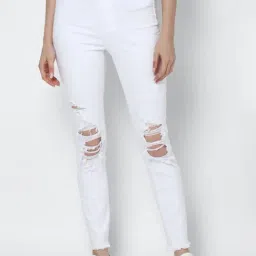 American Eagle Women White Ne(x)t Level Ripped High V-Rise Jegging-image-12