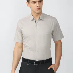 Van Heusen Beige Regular Fit Cotton Shirt-picture-25